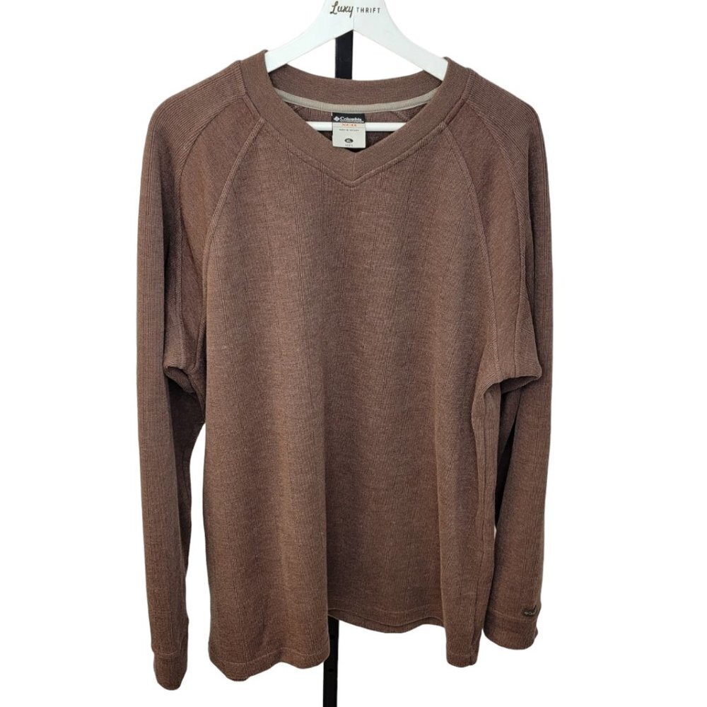 Columbia Men's Vintage V- Neck Sweater  Size XL